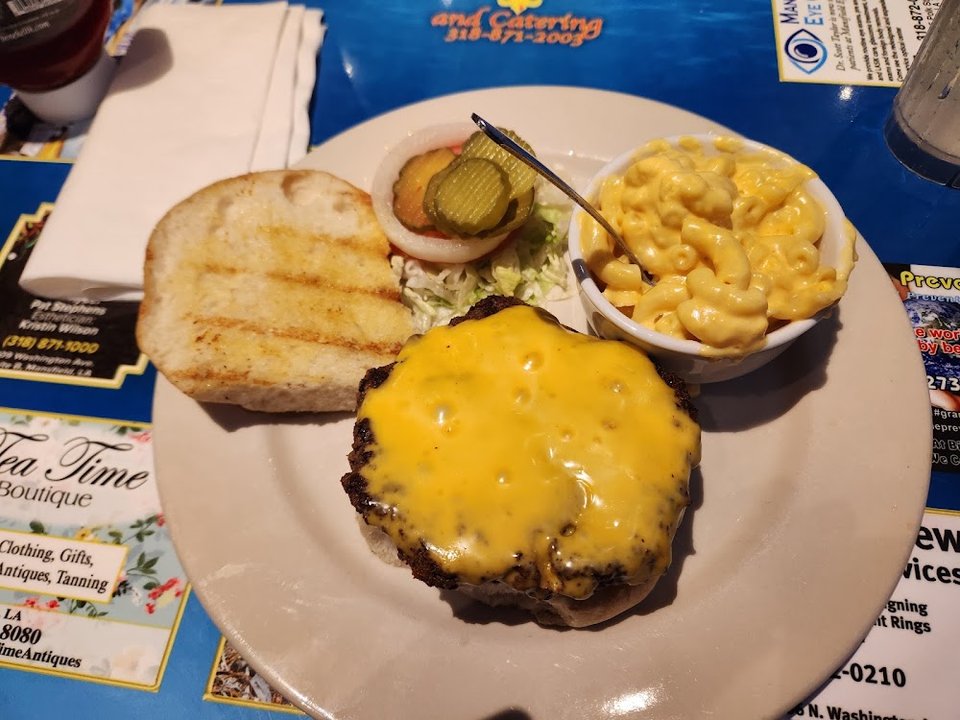 Cheeseburger and Mac and Cheese