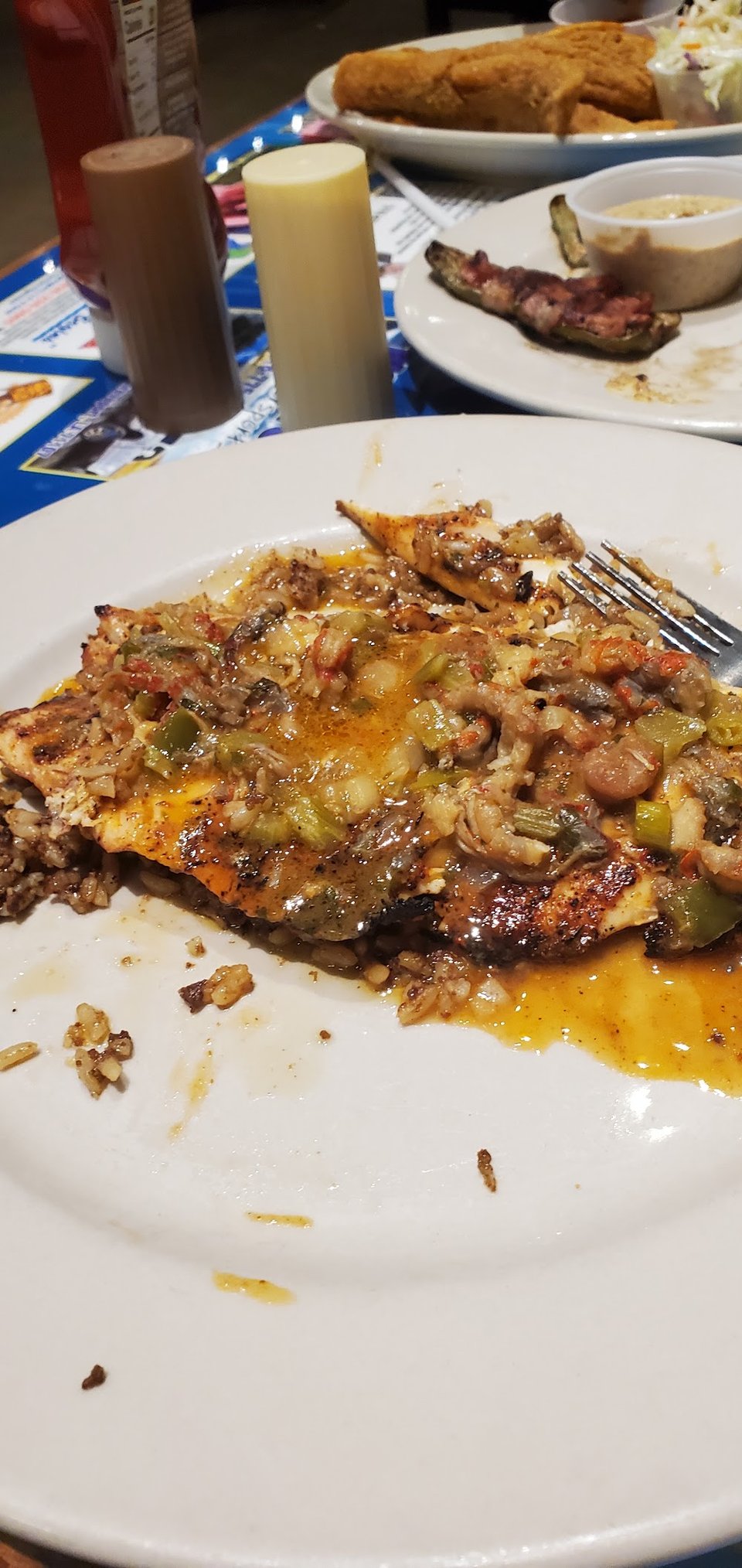 Red Fish with Crayfish